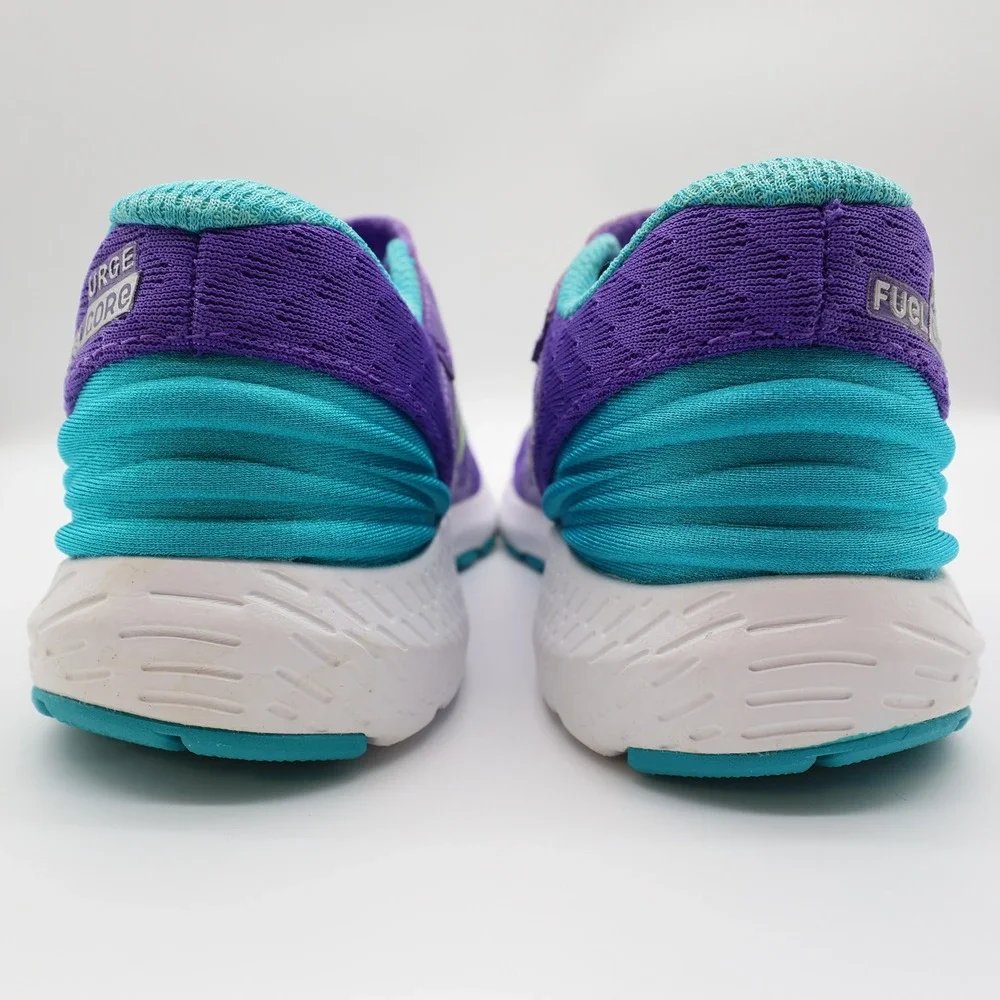 New Balance KVURGPPP Running Shoes Kids 1.5 Purple Mesh Hook Athletic Sneaker